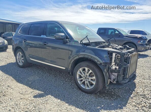 5XYP2DHC5MG106992 2021 KIA TELLURIDE Угольный Передняя правая четверть
