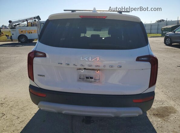 5XYP2DHCXNG251785 2022 KIA TELLURIDE White უკანა ხედი