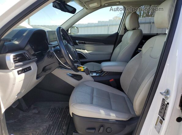 5XYP34HC1LG036743 2020 KIA TELLURIDE White Widok wnętrza z przodu