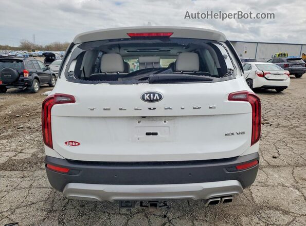 5XYP34HC1LG080709 2020 KIA TELLURIDE White უკანა ხედი