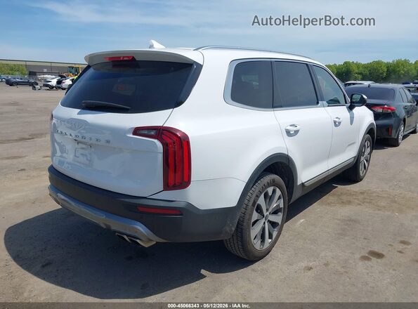 5XYP34HC1NG212483 2022 KIA TELLURIDE Белый Задняя правая четверть