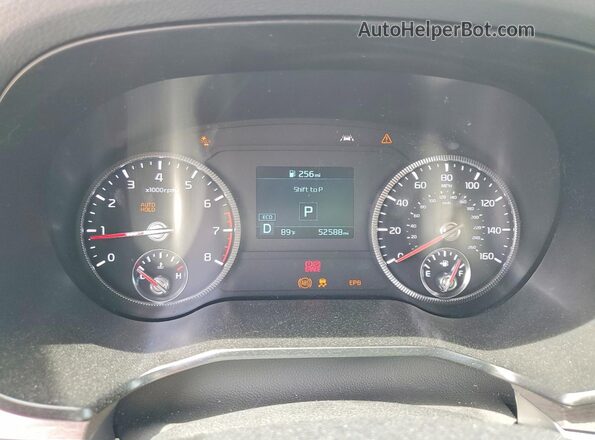 5XYP34HC3NG195525 2022 KIA TELLURIDE Black ხელსაწყოთა პანელის ხედი