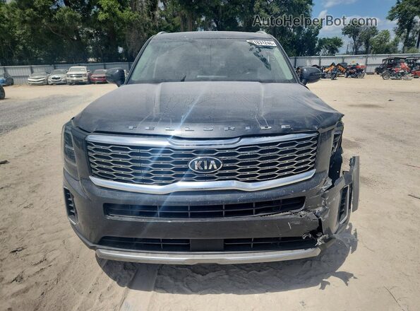 5XYP34HC5MG146177 2021 KIA TELLURIDE Серый Вид спереди