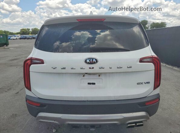 5XYP34HC6LG011594 2020 KIA TELLURIDE White უკანა ხედი