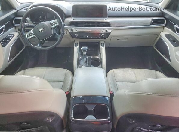 5XYP34HC6LG011594 2020 KIA TELLURIDE White წინა პანელის ხედი