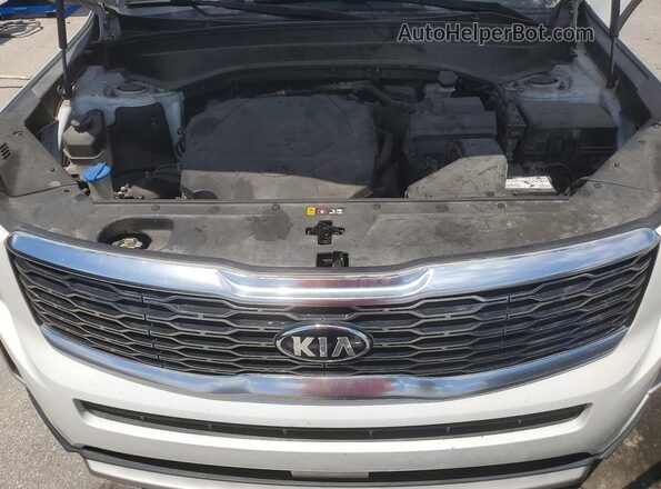 5XYP34HC6LG011594 2020 KIA TELLURIDE White ძრავის განყოფილების ხედი