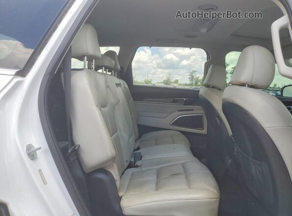 5XYP34HC6LG011594 2020 KIA TELLURIDE White უკანა სალონის ხედი