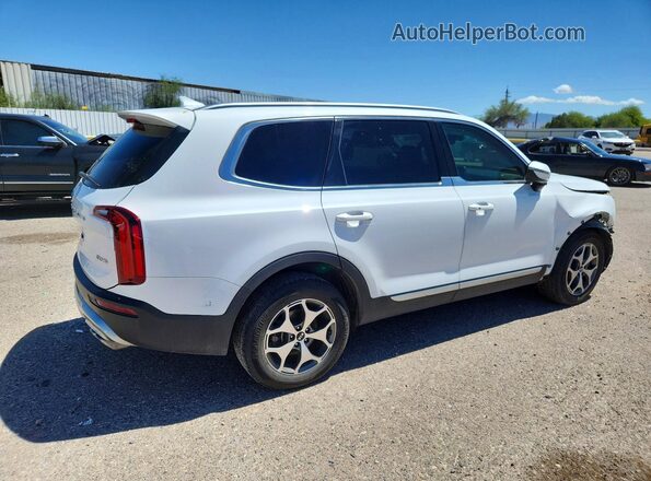 5XYP34HC7LG048492 2020 KIA TELLURIDE White Задня права чверть