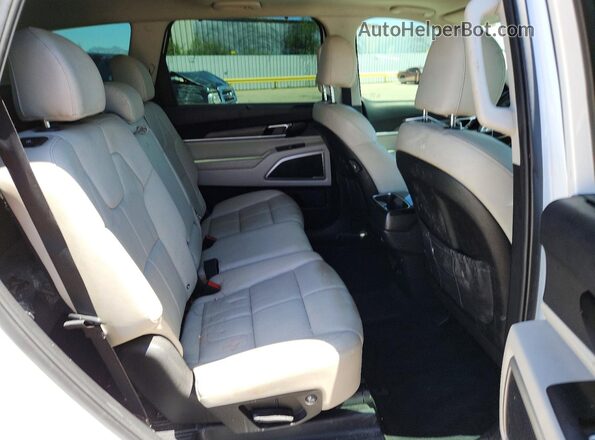 5XYP34HC7LG048492 2020 KIA TELLURIDE White Вид задньої частини салону