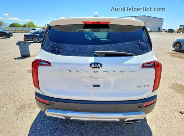5XYP34HC7LG048492 2020 KIA TELLURIDE White Вид ззаду