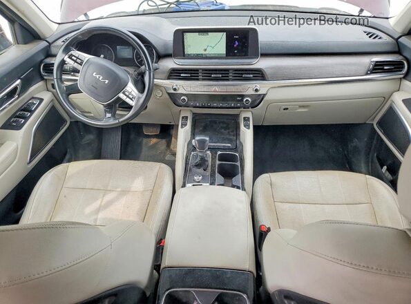 5XYP34HC7NG310997 2022 KIA TELLURIDE Бордовый Вид панели приборов
