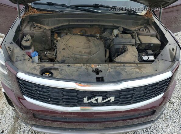 5XYP34HC7NG310997 2022 KIA TELLURIDE Бордовый Вид подкапотного пространства