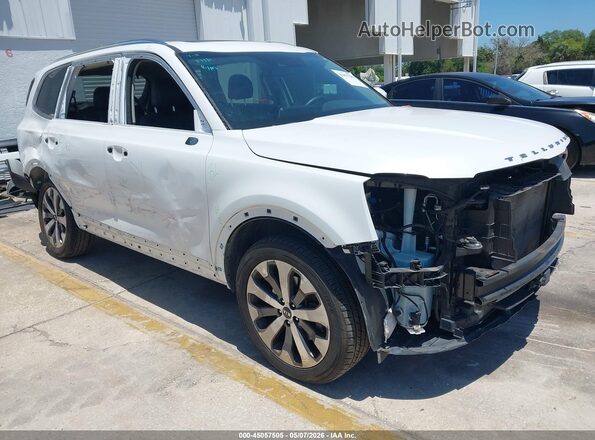 5XYP34HC9LG067481 2020 KIA TELLURIDE White Przód prawy