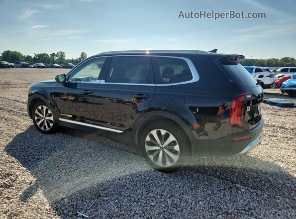 5XYP34HCXMG120237 2021 KIA TELLURIDE Черный Задняя левая четверть