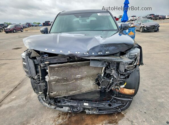 5XYP34HCXNG226558 2022 KIA TELLURIDE Gray Widok z przodu