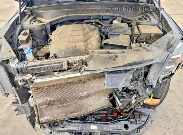 5XYP34HCXNG226558 2022 KIA TELLURIDE Gray Widok komory silnika