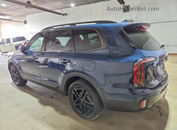 5XYP3DGC0RG477757 2024 KIA TELLURIDE Blue Trasero izquierdo