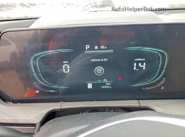 5XYP3DGC0RG523409 2024 KIA TELLURIDE Burgundy Սարքավորումների վահանակի տեսք