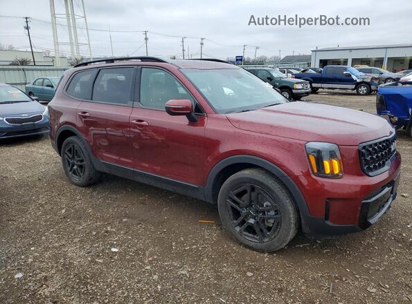 5XYP3DGC0RG523409 2024 KIA TELLURIDE Burgundy Առջևի աջ