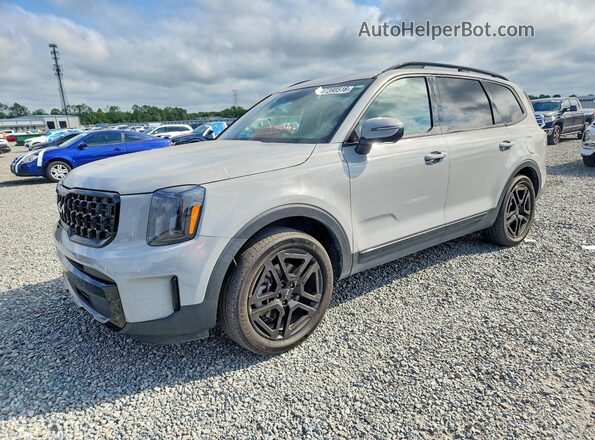 5XYP3DGC2RG479333 2024 KIA TELLURIDE Gray Vista tres cuartos delantera izquierda