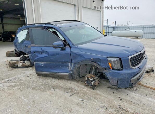 5XYP3DGC3PG325632 2023 KIA TELLURIDE Blue Передня права чверть