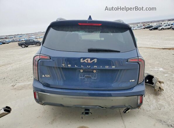 5XYP3DGC3PG325632 2023 KIA TELLURIDE Blue Вид ззаду