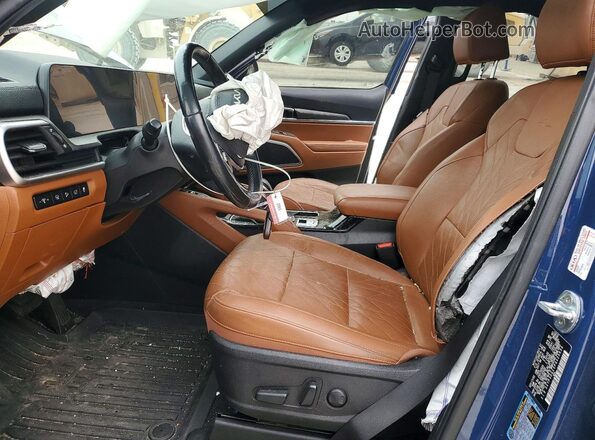 5XYP3DGC3PG325632 2023 KIA TELLURIDE Blue Вид салону спереду