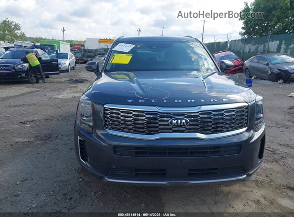 5XYP3DHC2LG031258 2020 KIA TELLURIDE Gray Front view