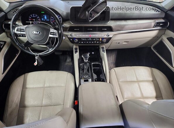 5XYP3DHC3LG082512 2020 KIA TELLURIDE Teal Вид панелі приладів