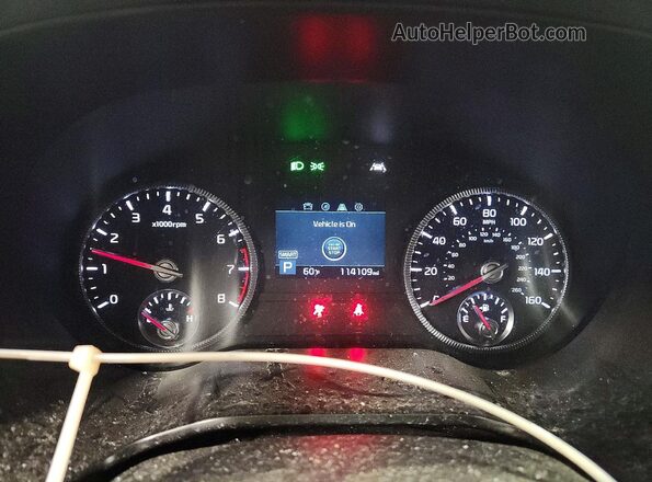 5XYP3DHC3LG082512 2020 KIA TELLURIDE Teal Вид щитка приладів