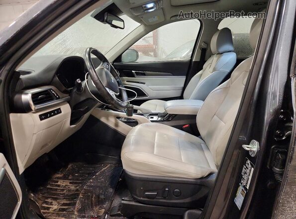 5XYP3DHC3NG210895 2022 KIA TELLURIDE Серый Вид салона спереди
