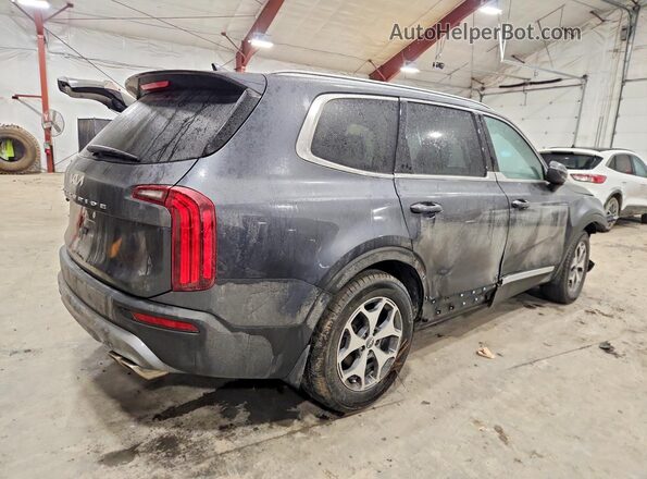 5XYP3DHC3NG210895 2022 KIA TELLURIDE Серый Задняя правая четверть
