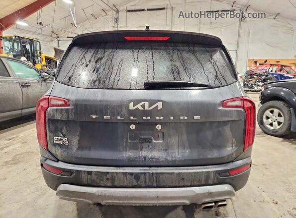 5XYP3DHC3NG210895 2022 KIA TELLURIDE Серый Вид сзади