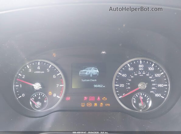 5XYP3DHC3NG221153 2022 KIA TELLURIDE Бордовый Вид задних сидений