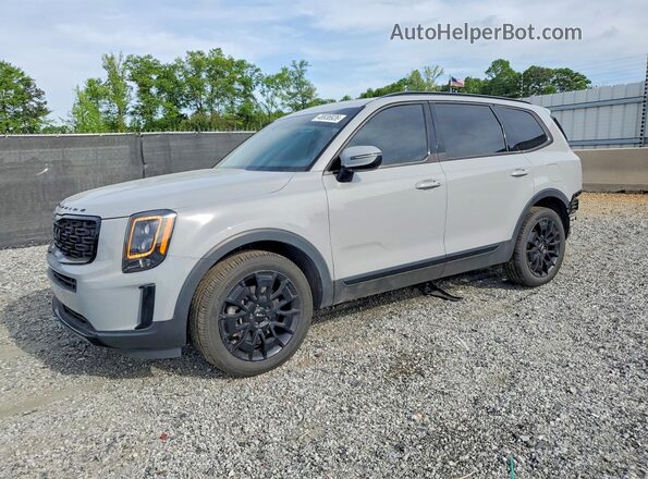 5XYP3DHC5NG205505 2022 KIA TELLURIDE Серый Передняя левая четверть