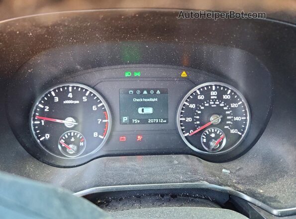 5XYP3DHC6LG056373 2020 KIA TELLURIDE Silver ხელსაწყოთა პანელის ხედი