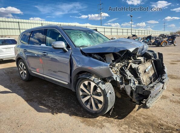 5XYP3DHC6LG056373 2020 KIA TELLURIDE Silver წინა მარჯვენა