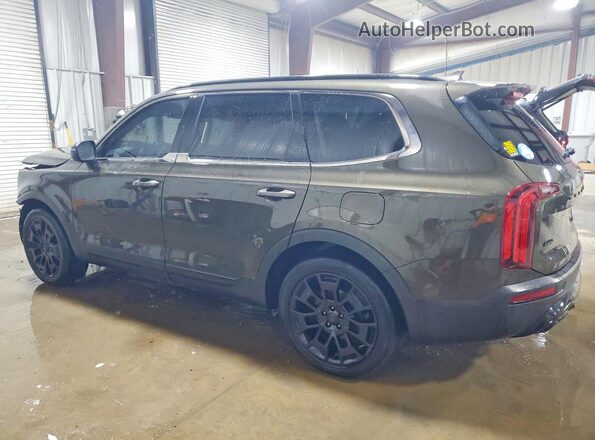 5XYP3DHC6MG106576 2021 KIA TELLURIDE Brown უკანა მარცხენა