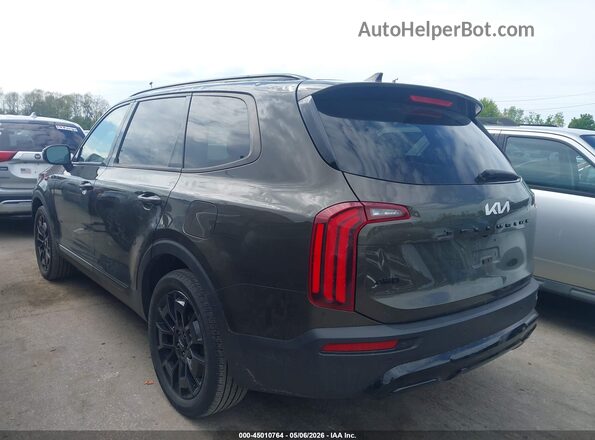 5XYP3DHC7NG243365 2022 KIA TELLURIDE Зеленый Задняя левая четверть