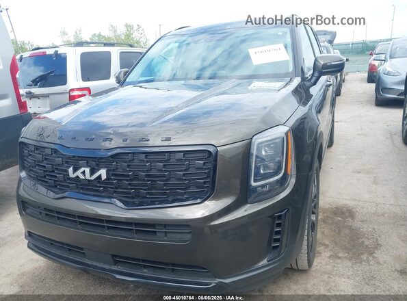 5XYP3DHC7NG243365 2022 KIA TELLURIDE Зеленый Вид щитка приборов