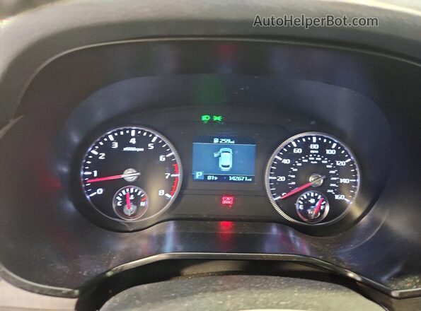 5XYP3DHC9NG317630 2022 KIA TELLURIDE Black Вид щитка приладів