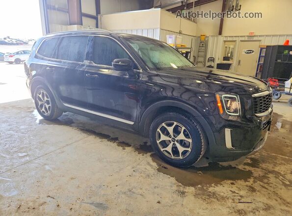 5XYP3DHC9NG317630 2022 KIA TELLURIDE Black Передня права чверть