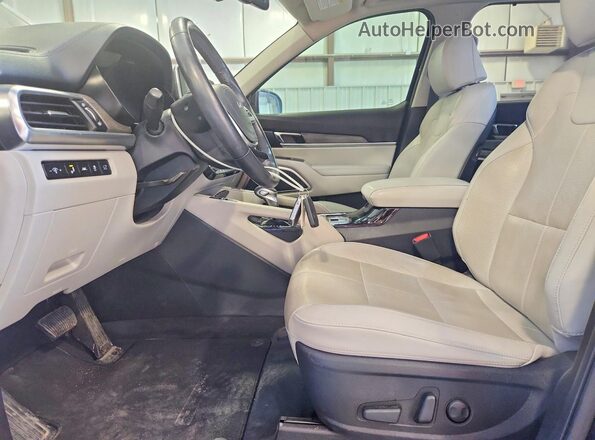 5XYP3DHC9NG317630 2022 KIA TELLURIDE Black Вид салону спереду