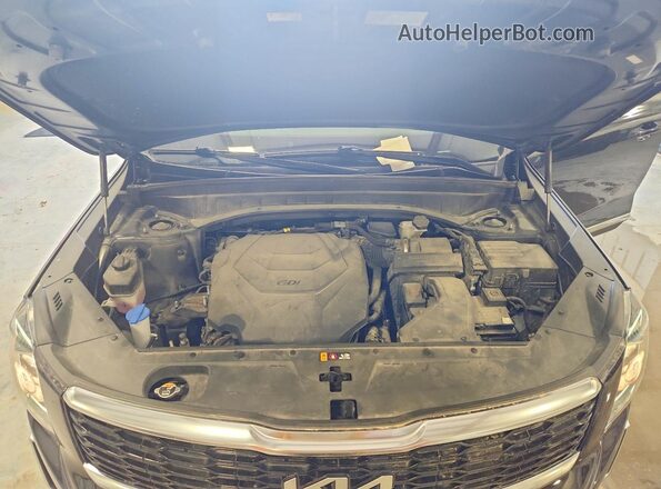 5XYP3DHC9NG317630 2022 KIA TELLURIDE Black Вид підкапотного простору