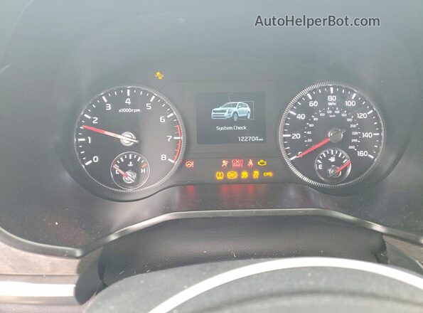 5XYP3DHCXNG239830 2022 KIA TELLURIDE Белый Вид щитка приборов