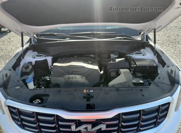 5XYP54GCXPG389242 2023 KIA TELLURIDE Белый Вид подкапотного пространства