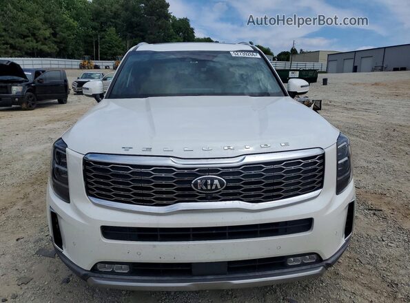 5XYP54HC1LG027454 2020 KIA TELLURIDE White წინა ხედი