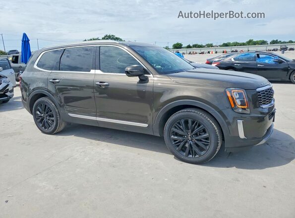 5XYP54HC1LG041127 2020 KIA TELLURIDE Brown წინა მარჯვენა