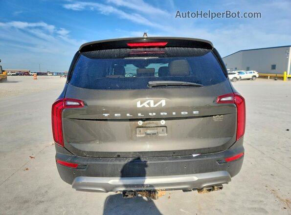 5XYP54HC1NG203728 2022 KIA TELLURIDE Серый Вид сзади