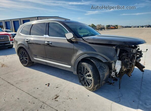 5XYP54HC1NG203728 2022 KIA TELLURIDE Серый Передняя правая четверть